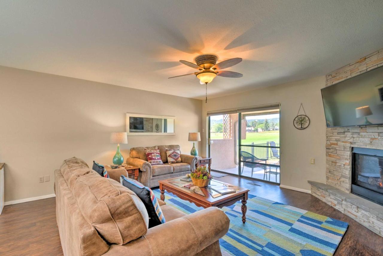 Bright Ruidoso Condo With Deck And Golf Course Views! Eksteriør billede